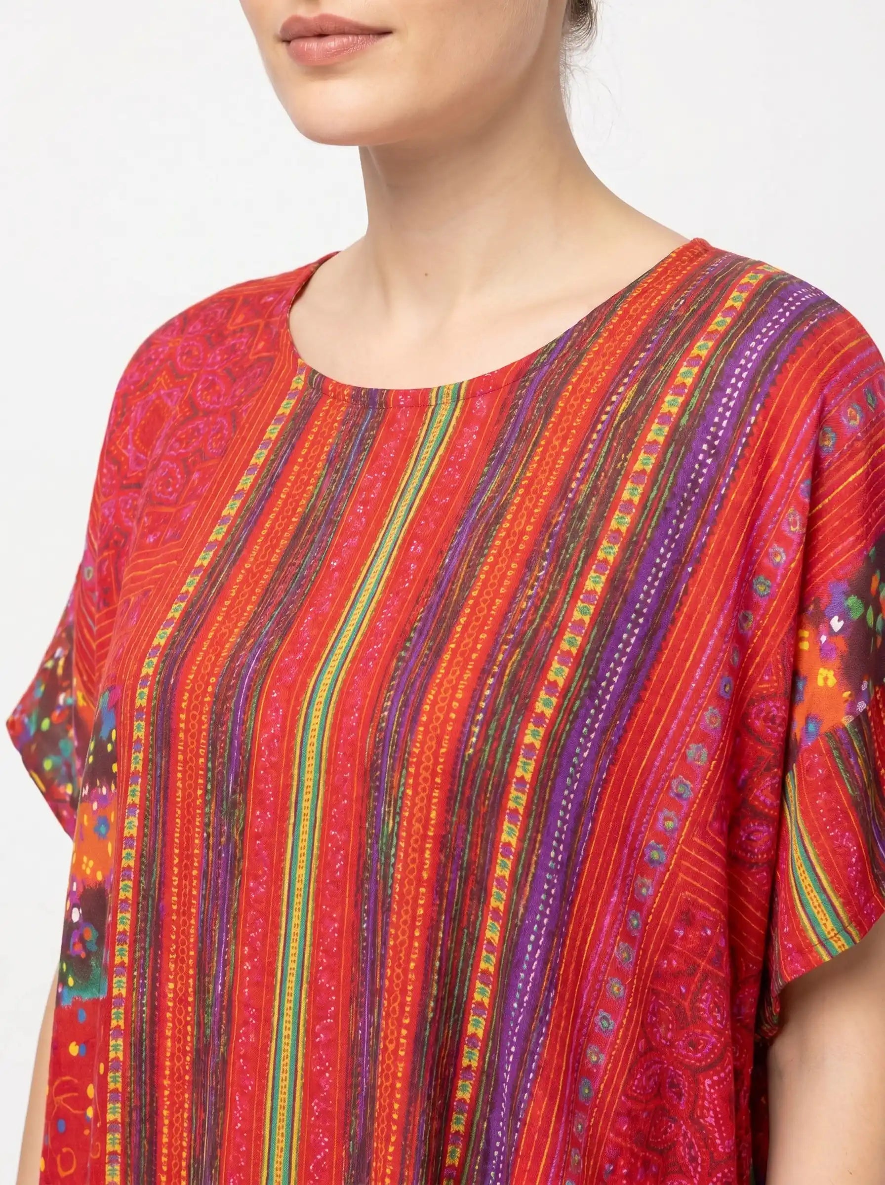 The Scarlett - Folk Stripe Dress