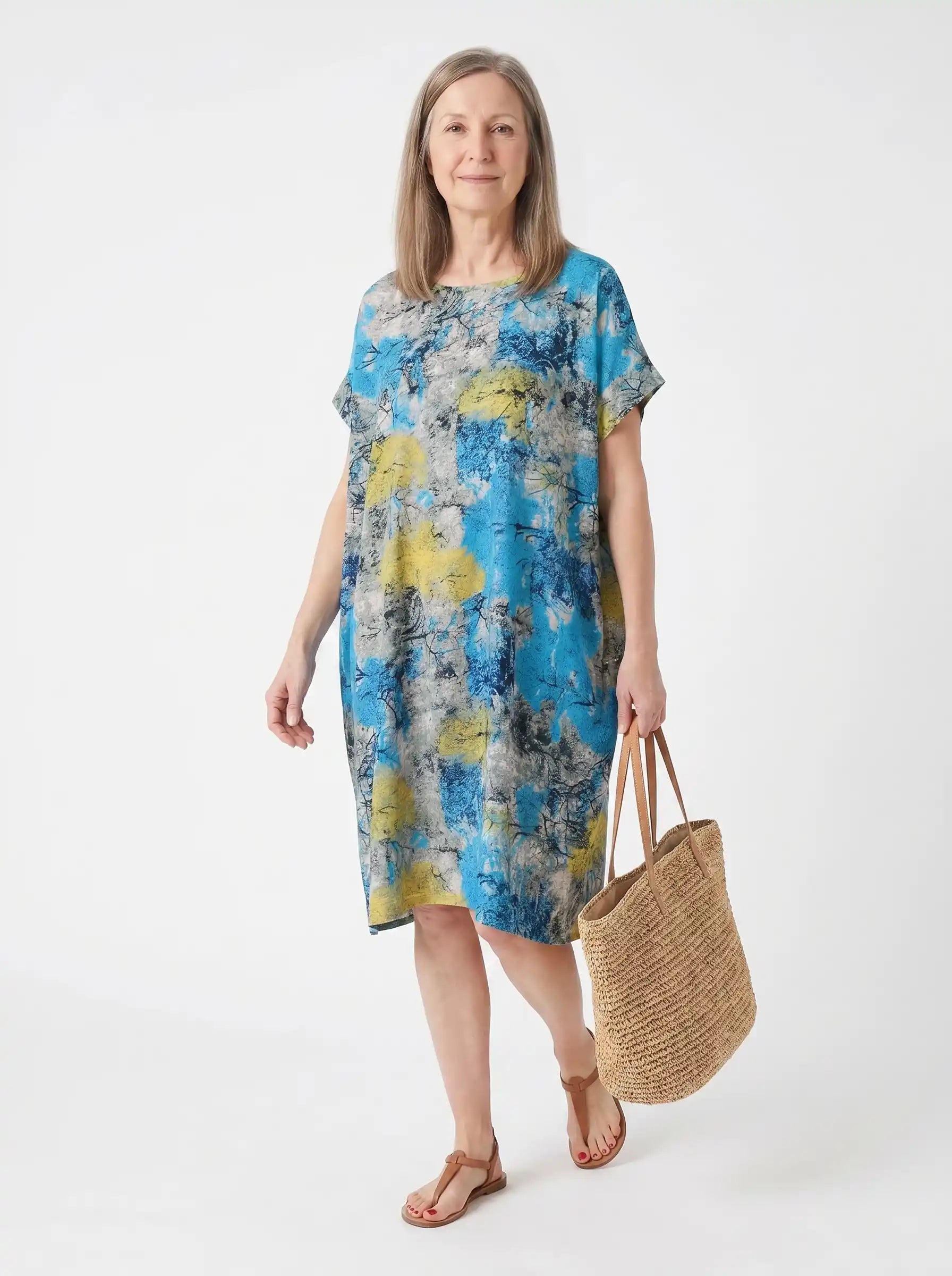 The Ivy - Botanical Print Dress