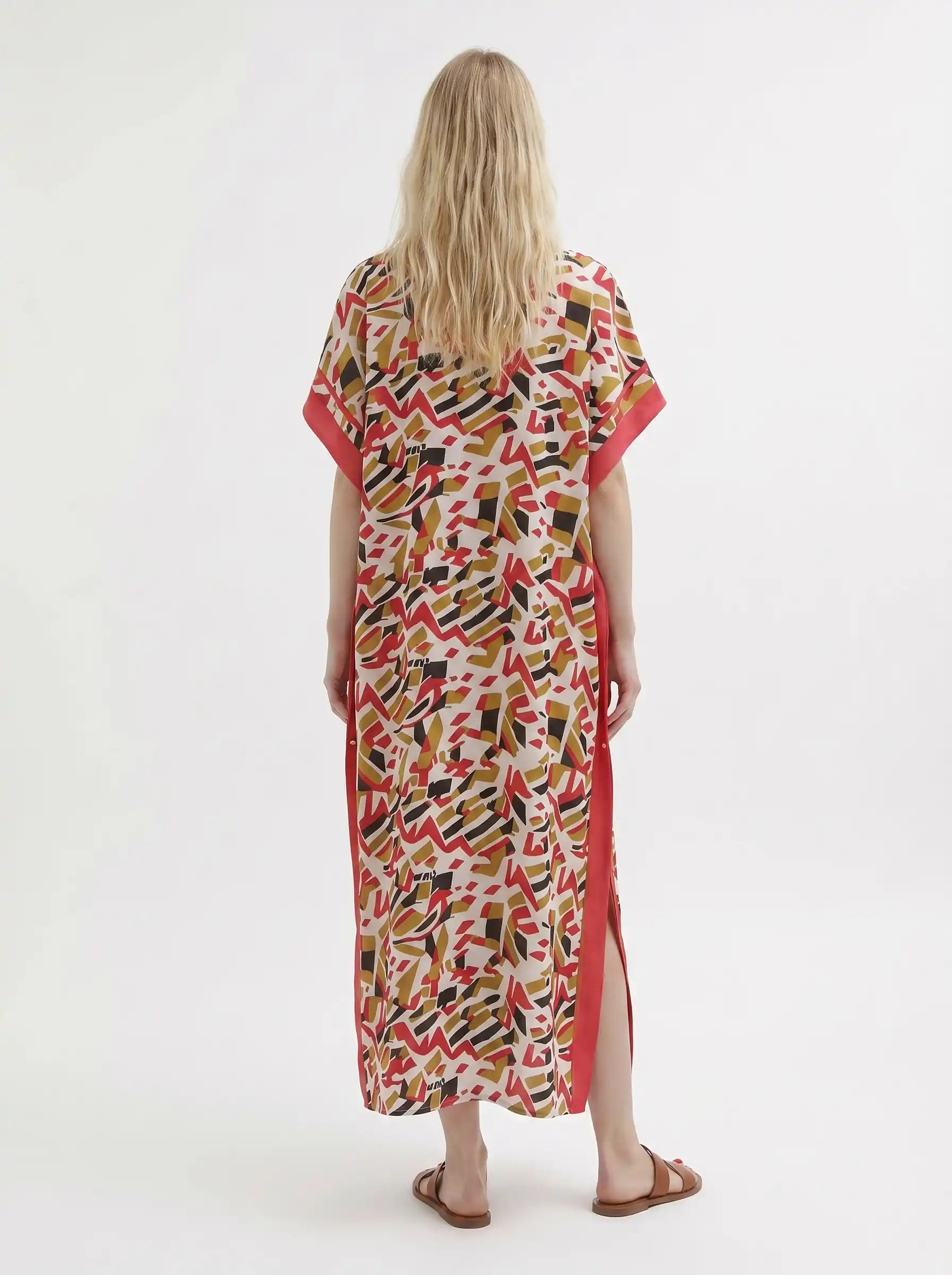 The Miro - Geometric Confetti Caftan