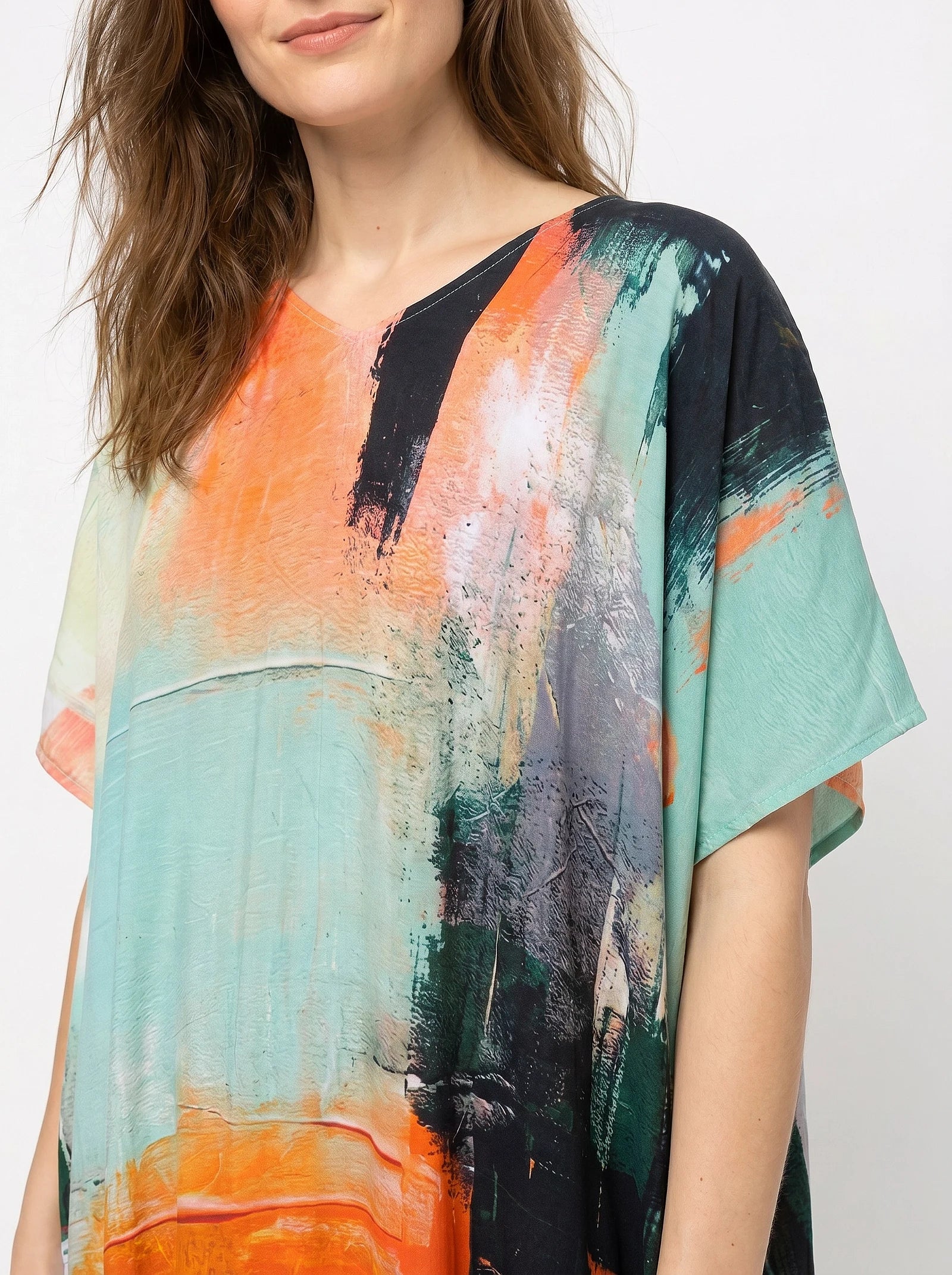 The Georgia - Abstract Art Caftan