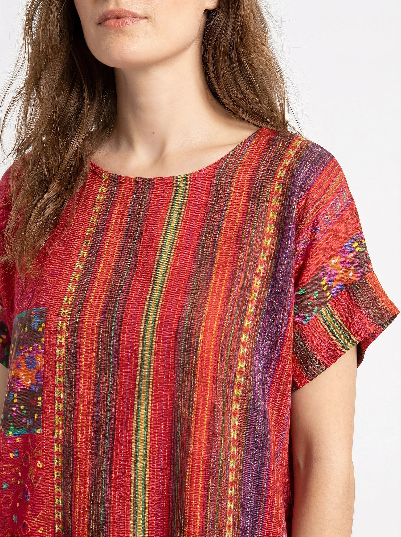 The Scarlett - Folk Stripe Dress