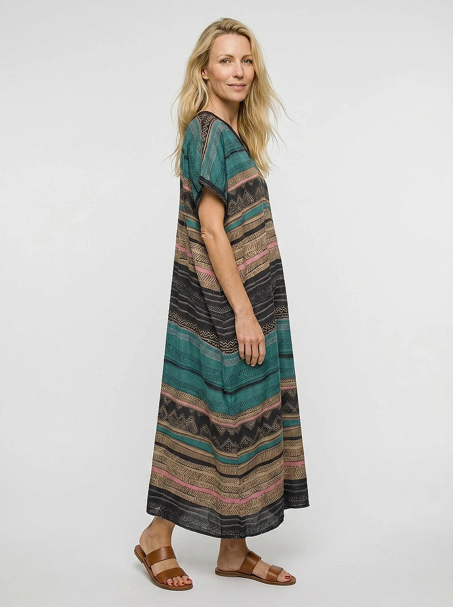 The Sahara - Tribal Stripe Caftan
