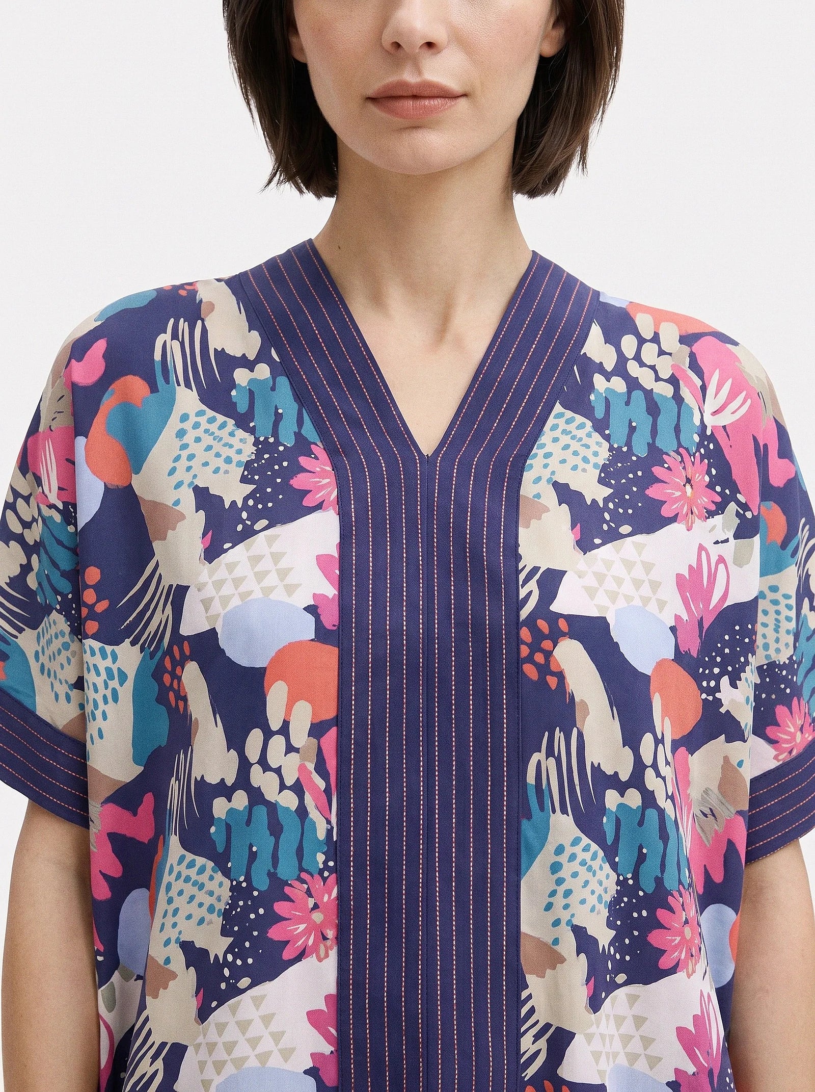 The Udaipur - Paisley Mosaic Caftan Dress