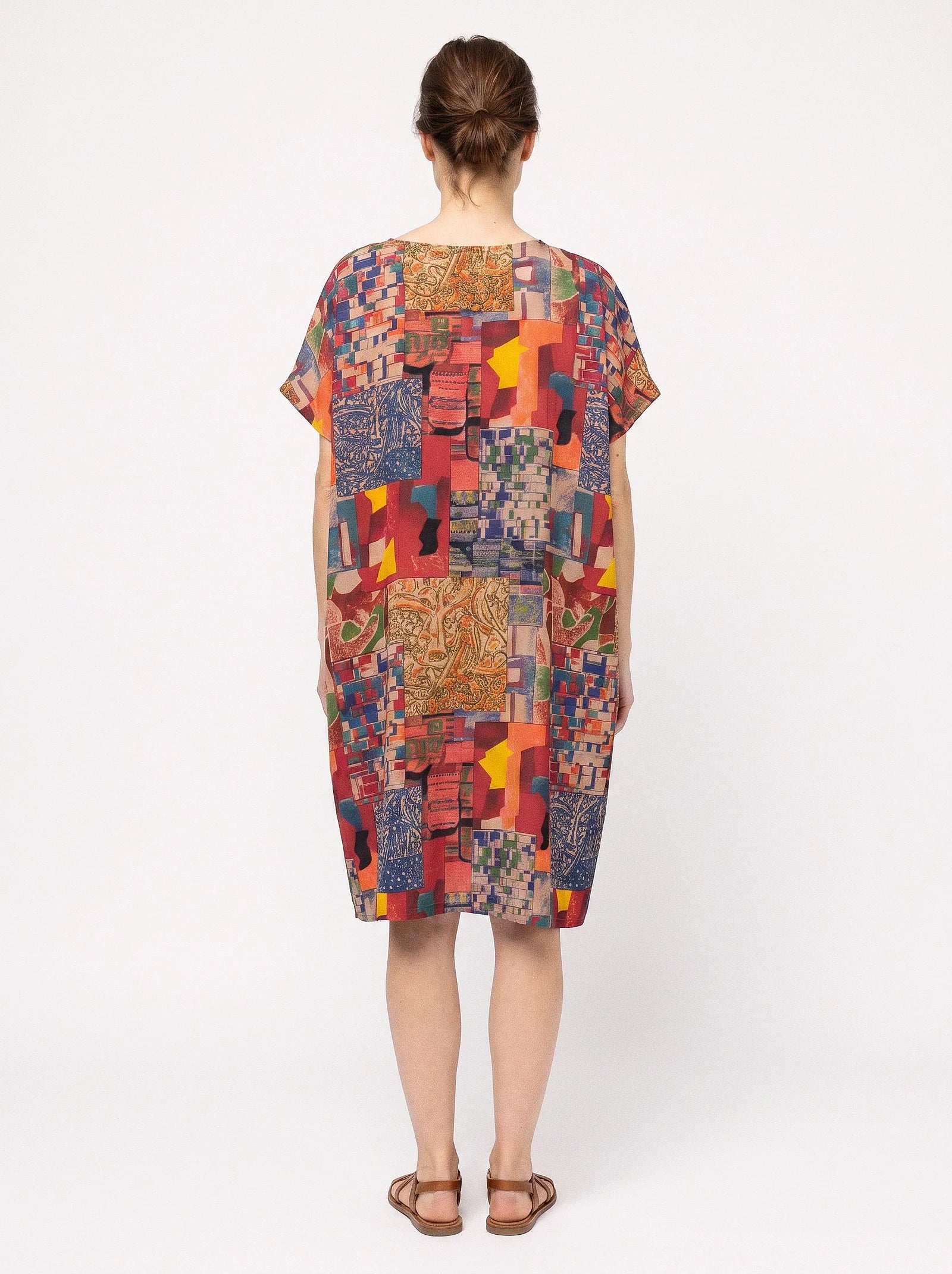 The Klee - Abstract Mosaic Dress