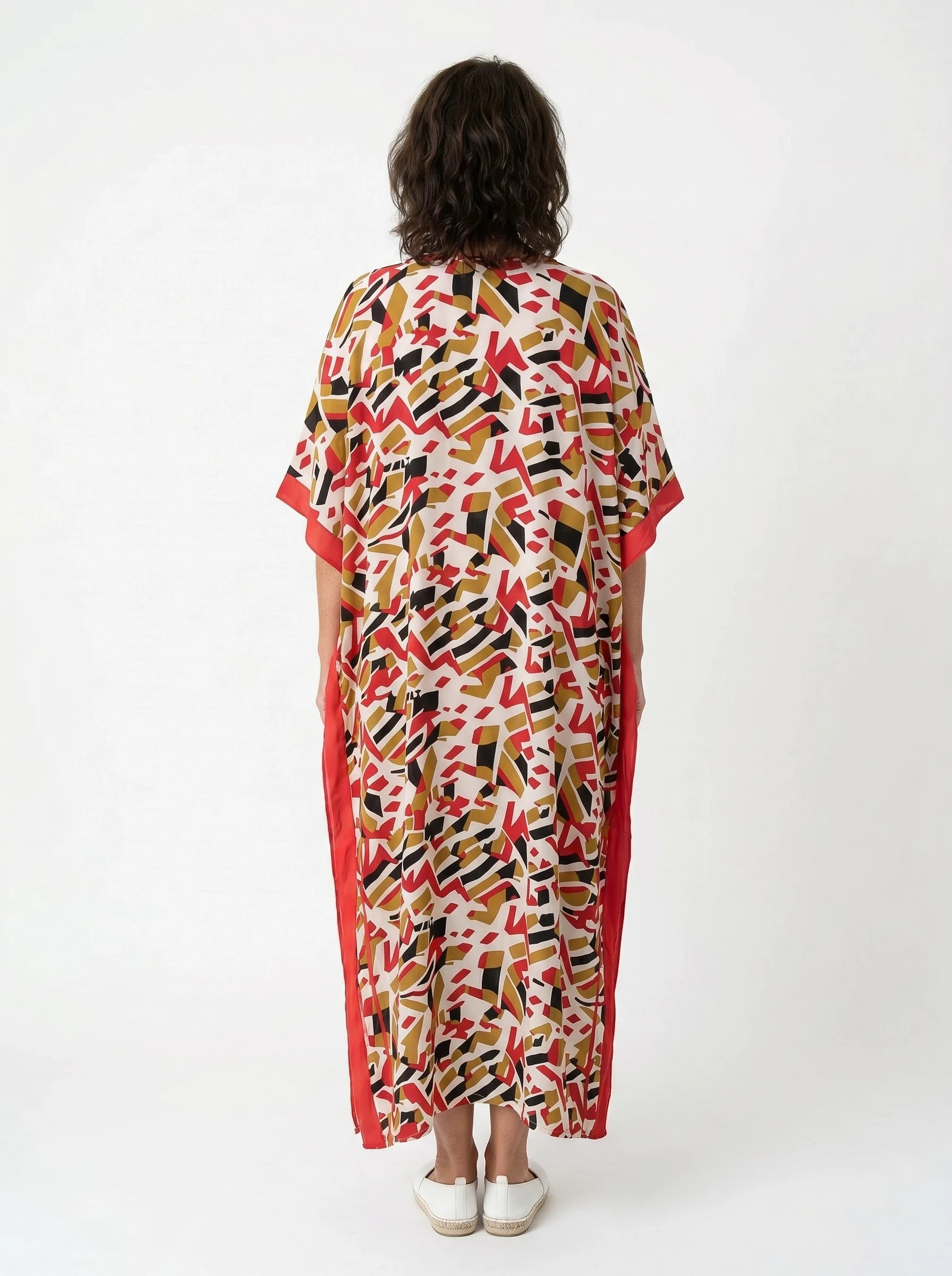 The Miro - Geometric Confetti Caftan